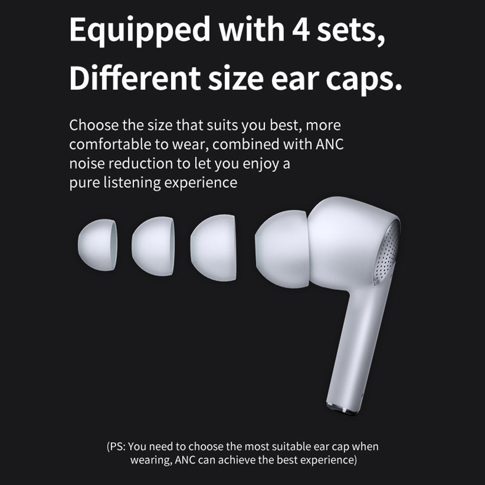 ESSAGER J8 ANC TWS Wireless Bluetooth 5.2 Earphone Active Noise Cancelling Waterproof Stereo Music Calling Headset ESSAGER J8 ANC TWS Wireless Bluetooth 5.2 Earphone Active Noise Cancelling Waterproof Stereo Music Calling Headset